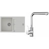 Set StrongSinks S3 (dřez Vardar 780 Bílá + baterie Stréva Chrom)