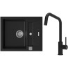 Set StrongSinks S3 (dřez Vardar 615 Černá + baterie Arda Černá matná)