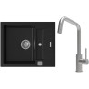 Set StrongSinks S3 (dřez Vardar 615 Černá + baterie Arda Nerez)