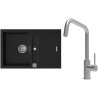 Set StrongSinks S3 (dřez Vardar 780 Černá + baterie Arda Nerez)