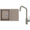Set StrongSinks S3 (dřez Vardar 780 Béžová + baterie Arda Béžová)