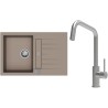 Set StrongSinks S3 (dřez Vardar 780 Béžová + baterie Arda Nerez)