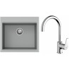 Set StrongSinks S3 (dřez Ipel 560 Šedá + baterie Rhona Chrom)