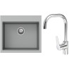 Set StrongSinks S3 (dřez Ipel 560 Šedá + baterie Garonne Chrom)