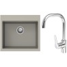 Set StrongSinks S3 (dřez Ipel 560 Béžová + baterie Garonne Chrom)