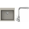 Set StrongSinks S3 (dřez Ipel 560 Béžová + baterie Stréva Chrom)