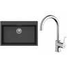 Set StrongSinks S3 (dřez Ipel 780 Černá + baterie Rhona Chrom)