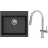 Set StrongSinks S3 (dřez Ipel 560 Černá + baterie Neris Celonerez)