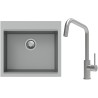 Set StrongSinks S3 (dřez Ipel 560 Šedá + baterie Arda Nerez)