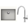 Set StrongSinks S3 (dřez Ipel 560 Bílá + baterie Neris Celonerez)