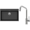 Set StrongSinks S3 (dřez Ipel 780 Černá + baterie Arda Nerez)