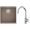 Set StrongSinks S3 (dřez Hron 430 Béžová + baterie Rhona Chrom)