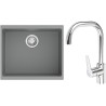Set StrongSinks S3 (dřez Hron 530 Šedá + baterie Garonne Chrom)