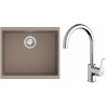 Set StrongSinks S3 (dřez Hron 530 Béžová + baterie Rhona Chrom)