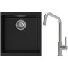 Set StrongSinks S3 (dřez Hron 430 Černá + baterie Arda Nerez)