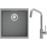 Set StrongSinks S3 (dřez Hron 430 Šedá + baterie Arda Nerez)