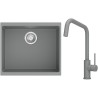 Set StrongSinks S3 (dřez Hron 530 Šedá + baterie Arda Šedá)