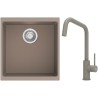 Set StrongSinks S3 (dřez Hron 430 Béžová + baterie Arda Béžová)