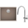Set StrongSinks S3 (dřez Hron 530 Béžová + baterie Neris Celonerez)