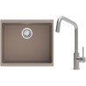 Set StrongSinks S3 (dřez Hron 530 Béžová + baterie Arda Nerez)