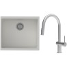 Set StrongSinks S3 (dřez Hron 530 Bílá + baterie Neris Celonerez)