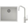 Set StrongSinks S3 (dřez Hron 530 Bílá + baterie Arda Bílá)