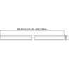 Madlo Mivokor M450 - C chrom, rovné, 450 mm Madlo Mivokor M450 - C chrom, rovné, 450 mm