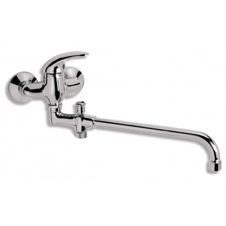 Koupelnová baterie Metalia 55 55037/1.0 Chrom, plná páčka, 100 mm Koupelnová baterie Metalia 55 55037/1.0 Chrom, plná páčka, 100 mm