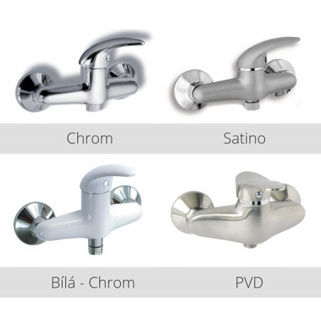 Koupelnová baterie Metalia 55 55037/1.0 Chrom, plná páčka, 100 mm Koupelnová baterie Metalia 55 55037/1.0 Chrom, plná páčka, 100 mm