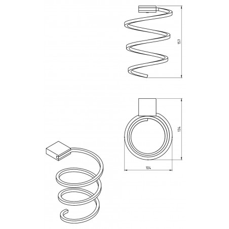 Držák fénu Metalia 9 0983.0 Chrom