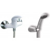 Koupelnová baterie Metalia 55 55064.1 Bílá - Chrom, plná páčka, 100 mm