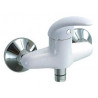 Koupelnová baterie Metalia 55 55064/1.1 Bílá - Chrom, plná páčka, 100 mm