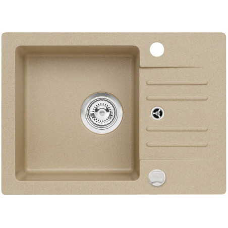 Kuchyňský dřez Alveus Cortina 40 Beige 55, s excentrem Kuchyňský dřez Alveus Cortina 40 Beige 55, s excentrem