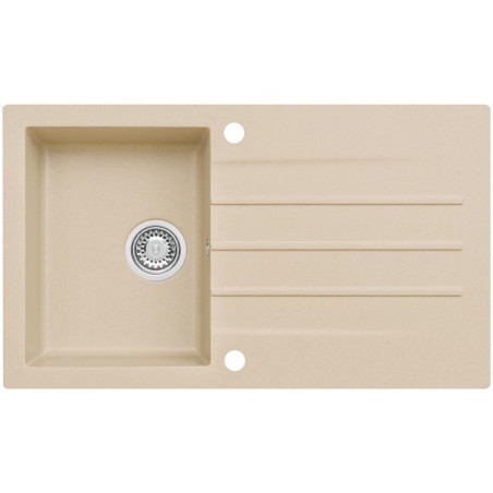 Kuchyňský dřez Alveus Cortina 130 Beige 55, bez excentru Kuchyňský dřez Alveus Cortina 130 Beige 55, bez excentru