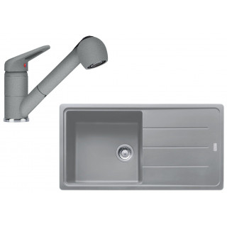 Set Franke G138 (dřez BFG 611 Šedý kámen + baterie FC 9547.084 Šedý kámen)