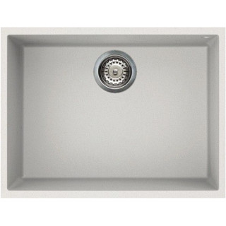 Kuchyňský dřez Elleci Quadra 110 Bianco Titano G68, spodní