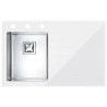 Kuchyňský dřez Alveus Crystalix 10 bílá/satin, levý Kuchyňský dřez Alveus Crystalix 10 bílá/satin, levý