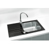 Kuchyňský dřez Alveus Altone 20 černá/satin