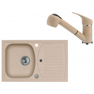Set Alveus (dřez Record 30 Beige 55 + baterie AM 20 Beige 55)