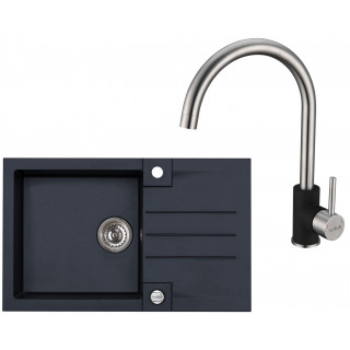 Set Alveus (dřez Rock 130 Twilight 05 + baterie Elza Twilight 05)