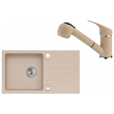 Set Alveus (dřez Galapagos 30 Beige 55 + baterie AM 20 Beige 55 + dárek) Set Alveus (dřez Galapagos 30 Beige 55 + baterie AM 20 Beige 55 + dárek)