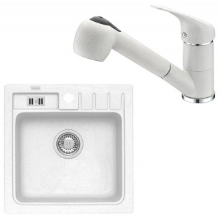 Set Alveus (dřez Niagara 20 White 11 + baterie AM 20 White 11)