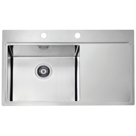 Kuchyňský dřez Alveus Pure 50 Satin, levý Kuchyňský dřez Alveus Pure 50 Satin, levý