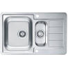 Kuchyňský dřez Alveus Line 70 Maxim Satin, pro horní montáž