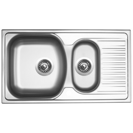Kuchyňský dřez Sinks Twin 780.1 V 0,6 mm, matný