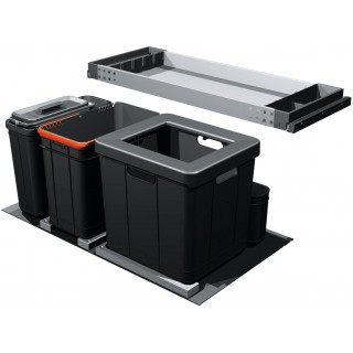 Odpadkový koš Franke Sorter 350-90 COMPOSTA, 40 l + 22 l + 5,5 l