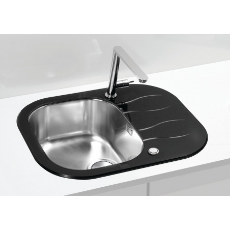 Kuchyňský dřez Alveus Wave 10 UP bílá/satin