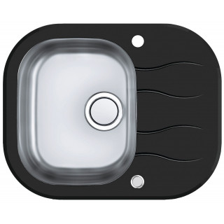 Kuchyňský dřez Alveus Wave 10 UP černá/satin