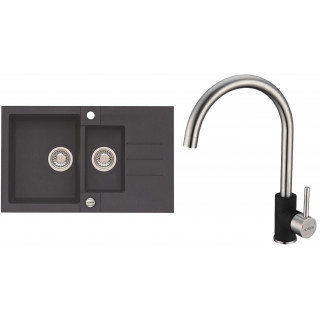 Set Alveus (dřez Rock 70 Twilight 05 + baterie Elza Twilight 05)