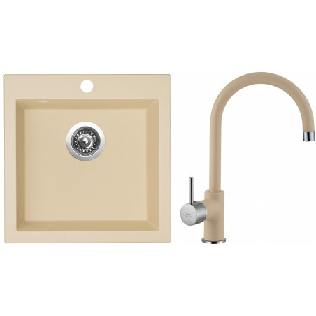 Set Sinks (dřez Viva 455 Sahara 50 + baterie Vitalia Sahara 50)